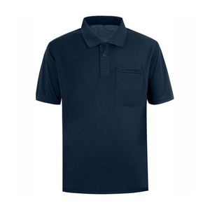 Polo de Manga Corta para Hombre, Color Sólido, Tela Oxford, Corte Regular, Estilo Casual, Diseño con Botones, Tejido Verde - Product Image 6