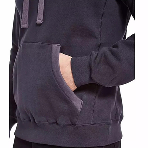 Sweat à capuche chaud pour homme, doublure polaire épaisse, broderie personnalisée, sport, décontracté, coupe-vent, écologique - Product Image 4