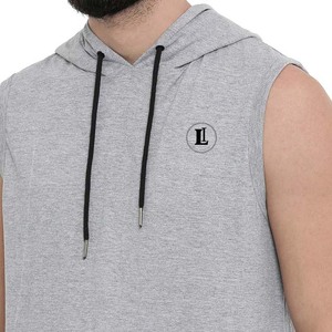 Haut de sport sans manches ajusté personnalisé OEM pour homme – Coton, idéal pour la musculation et le fitness - Product Image 5