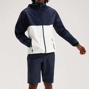 OEM Nylon Tracksuit Set Custom Logo Windbreaker Jacket Pants 2 Piece Sportswear Set Wholesale Bulk Manufacturer - Product Image 1