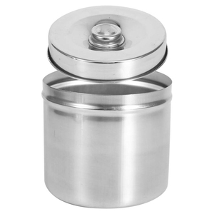 Pot à pommade en acier inoxydable Holloware, réutilisable, pour usage médical, chirurgical et hospitalier - Product Image 5