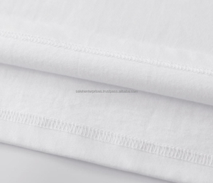 Camiseta de Algodón para Hombre de Alta Calidad, Ligera, 200 GSM, Suave, Cómoda, Transpirable, Elegante, Informal, para Uso Diario, Verano, Proveedor OEM - Product Image 2