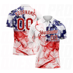 Camiseta de Golf de Manga Corta con Logotipo Personalizado, Antiarrugas, de Secado Rápido, para Hombre, Camisetas de Polo de Golf Sublimadas de Poliéster - Product Image 5