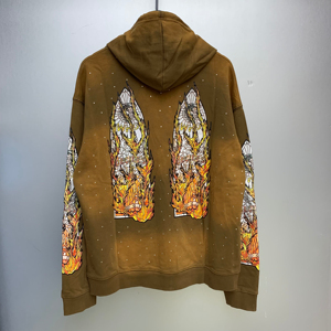 เสื้อสเวตเชิ้ตผู้ชาย คอกลม ปักลาย พิมพ์ลาย แขนยาว สวมหัว สไตล์ลำลอง ผ้าฝ้าย 100% เป็นมิตรกับสิ่งแวดล้อม รุ่นใหม่ ปี 2024 - Product Image 5