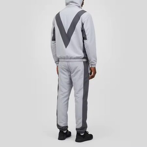 Factory Custom 3m Reflective Lightweight <b>Jogger</b> <b>Nylon</b> Windcheater Set Zip up Hoodies and <b>Nylon</b> Track Pants Windbreaker Tracksuit - Product Image 6