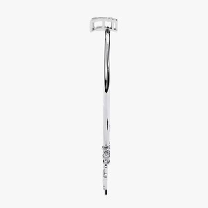 Sparkling Moissanite Diamond Bracelet High Quality 18K White Gold Non-Fade Hip Hop Jewelry for <b>Men</b> and Women - Product Image 5