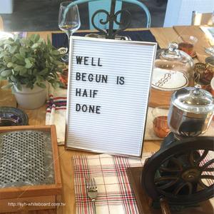 SYH Personalized Gifts Square Felt <b>Plastic</b> White <b>Letter</b> Board Aluminum Frame Strong Anti-Wind Portable Durable - Product Image 6