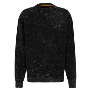 เสื้อสเวตเชิ้ตแขนราแกลนสีพื้นสำหรับผู้ชาย ผ้าฝ้าย 100% เฟรนช์เทอร์รี่ คอกลม ทรงลำลอง ใส่สบาย ทรงปกติ สำหรับฤดูหนาว ล้างสีแบบแอซิดวอช น้ำหนัก 380 กรัม - Product Image 6