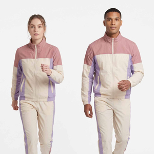 Custom Unisex Spring Waterproof Breathable Eco-Friendly Lightweight <b>Hooded</b> Two-Piece Windbreaker - Product Image 1
