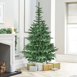 Sapin de Noël Artificiel Pré-Éclairé de 1,80 m avec Charnières, Réaliste, en PE/PVC Mixte, Ignifuge et Écologique - Product Image 5