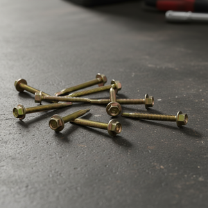 Vis autoperceuse à tête hexagonale en acier au carbone PDC classe 8, filetage standard, revêtement phosphate galvanisé, mesure en pouces - Product Image 1