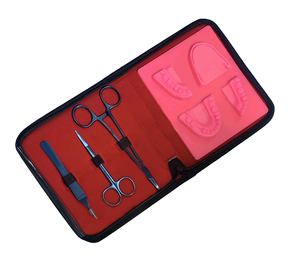 Instruments dentaires manuels ergonomiques bleus, outils dentaires de précision, ensemble chirurgical réutilisable de classe I, étui personnalisé - Product Image 5
