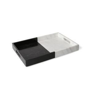 Premium Quality Resin Serving Tray with Unique 2 Color Decorative Tray for <b>Coffee</b> <b>Table</b> Serving Available - Product Image 6