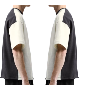 T-shirt décontracté pour homme en coton tricoté minimaliste, col rond, manches courtes, coupe ample, respirant, écologique, séchage rapide, idéal pour l'été - Product Image 6