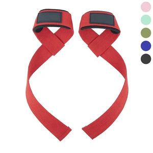 Correas de Muñeca de Algodón Resistentes Personalizadas para Entrenamiento, Correas de Levantamiento de Pesas para Adultos, Servicio OEM - Product Image 2