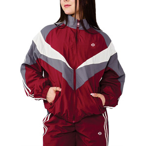 Vintage Women Nylon Track Windbreaker <b>Jacket</b> women Custom Color Block Full Zip Sports <b>jacket</b> for men Outerwear - Product Image 1