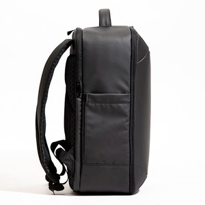 Black Leather <b>Backpack</b> <b>Large</b> Capacity Business Travel Bag Simple Laptop <b>Backpack</b> Durable Waterproof <b>Backpack</b> - Product Image 3