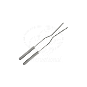 Juego de 2 Elevadores de Dientes Incisivos Extendidos Tipo Diente de Lobo, Acero Inoxidable, para Mano Derecha e Izquierda, Punta de 6mm, 13 Pulgadas - Product Image 3