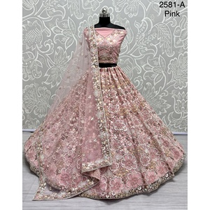 ชุดเจ้าสาวอินเดียกำมะหยี่คอลเลกชันสำหรับเจ้าสาวกับงาน zarkhan โดย fabzone - Product Image 1