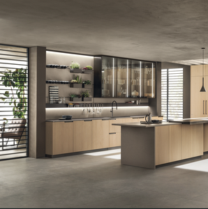 Juego completo de gabinetes de cocina personalizados JY Project con bisagras organizadoras, armarios modulares al por mayor, fábrica de Vietnam - Product Image 4