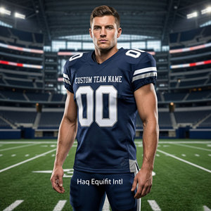 Maillot de football américain personnalisé, uniforme sportif pour hommes et jeunes, sublimation, couture, maillot de football d'équipe vierge - Product Image 5