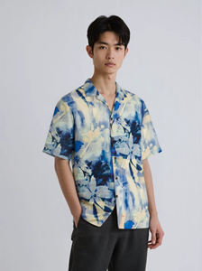 Chemises hawaïennes personnalisées pour hommes, chemise hawaïenne à manches courtes, chemise boutonnée tropicale pour les vacances, chemise florale de plage - Product Image 3