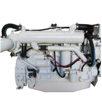 Motor de barco pequeño 6CTA8.3-M188 Motor marino con caja de cambios avanzada Motor de barco de pesca de 180hp