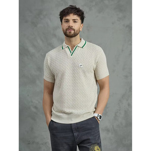 Compre una Camiseta Polo de Punto Texturizado con un Diseño Moderno y Color Personalizado Disponible - Product Image 1