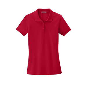 Polo respirant personnalisé pour femme avec logo – Robe polo à manches courtes pour le golf - Product Image 3