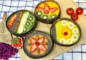 OFERTA AL POR MAYOR: TAZÓN DE CÁSCARA DE COCO NATURAL, REUTILIZABLE Y ECOLÓGICO PARA COMER - Product Image 6