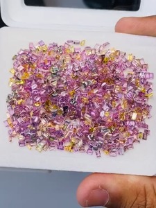 Lote de piedras preciosas de zafiro natural multicolor con corte baguette, 112.70 quilates, calidad AAA con brillo, hermoso multicolor, perfecto para la elaboración de joyas. - Product Image 4