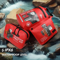 Sac étanche pour randonnée, sac à dos imperméable 2l-10l IPX6, trousse de premiers secours flottante, sac de sauvetage d'urgence en PVC 500D, kayak marin, aventure