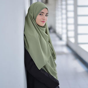 Hijabs arabes pour femmes, pas chers, respirants, en mousseline, mode été, châles ombrés, hijabs marbrés aquarelle - Product Image 4