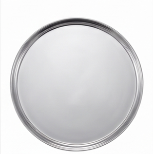 Premium Silver Tabletop <b>Cake</b> <b>Stand</b> Polished Finish Metal With Elegant Design Perfect For Serving Pastries Muffins <b>Cakes</b> - Product Image 2