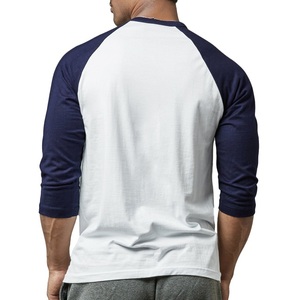 Camiseta deportiva de color sólido para hombre con logotipo personalizado, estilo béisbol, ropa deportiva de larga duración para deportes de campo - Product Image 2