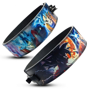 Ceinture de musculation réglable en cuir Anime Lever, épaisseur 10-13 mm, pour musculation, fitness et exercices de gym - Product Image 3