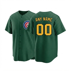 For Chicago for Baseball Jersey Unisex Custom Letter V-neck Short Sleeve Tackle Twill 100% Polyester Quick Dry Breathable Sport - Product Image 4