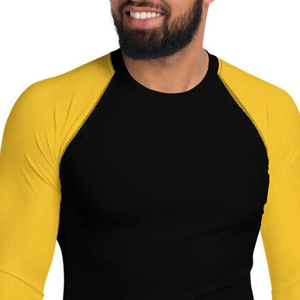 Rashguard MMA Homme Manches Longues de Qualité Supérieure, Bicolore, Respirant, Anti-Bactérien, UPF50+, Personnalisable IAC-MRG-12248 - Product Image 6