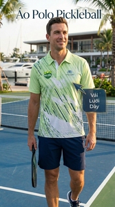 Polo de pickleball personnalisé OEM ODM Vente en gros Fabricant de vêtements de sport à séchage rapide Commande en gros Polo de pickleball personnalisé pour équipe - Product Image 5