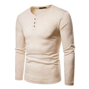 Derniers modèles de t-shirts à manches longues en coton 100% tricoté, poids lourd, écologiques, vente en gros, impression par sublimation, service OEM - Product Image 5