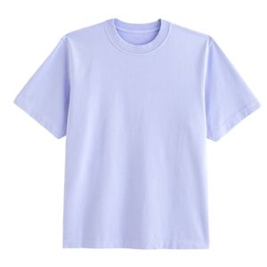 T-shirt pour homme en coton uni, coupe décontractée, col rond, manches courtes, style minimaliste, décontracté, été, personnalisable OEM ODM, vente en gros - Product Image 1