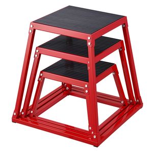 Set di Piattaforme Pliometriche in PVC da 12/18/24 Pollici, Antiscivolo, per Allenamento Indoor e Fitness - Product Image 2