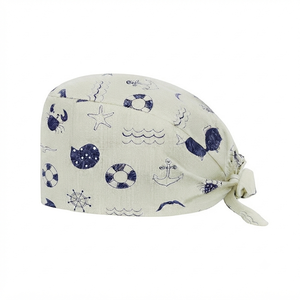 100% Cotton Reusable Unisex <b>Nurse</b> Cap Scrub Hat Bouffant One Size Multi Color Hospital Use - Product Image 2