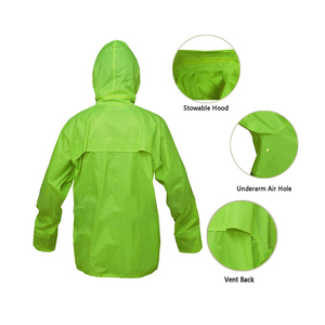 Ensemble veste et pantalon imperméable pour homme, respirant et léger, pour la pêche, le cyclisme, le camping, personnalisable OEM - Product Image 5