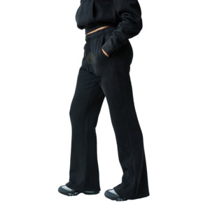 Pantalones Deportivos Holgados de Hip Hop para Mujer, Pantalones de Chándal con Bolsillos, Pantalones de Invierno, 100% Algodón Orgánico, Servicio OEM, Logotipo Bordado Personalizado - Product Image 2