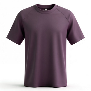 Men's Navy Blue Short Sleeve Quick Dry <b>T</b>-<b>Shirt</b> Regular Fit O-Neck Casual Solid Color Knitted <b>Polyester</b> <b>Shirt</b> - Product Image 4