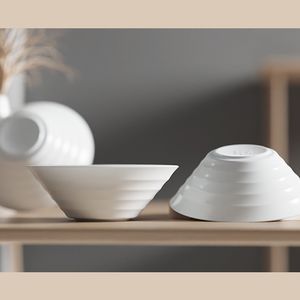 Vaisselle écologique moulée par injection MIT Precision PGT : tasses, bols, cuillères et assiettes - Blanc Sommet des Neiges - Product Image 5