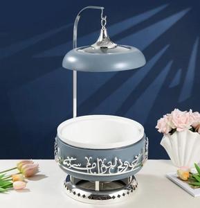 Hanging chafing dish soup warmer <b>buffet</b> <b>server</b> Arabic chafing dish Islamic design food warmer luxury <b>buffet</b> warmer - Product Image 1