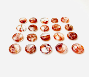Donuts de Cristal Natural, Donuts de Cuarzo Fuego, Gemas de Cristal, Gemas de Reiki, Donuts Curativos, Ágata, Mayorista - Product Image 1
