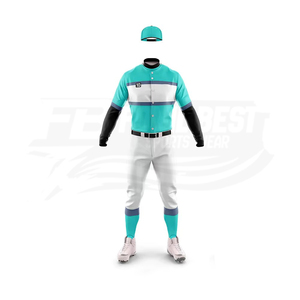 Maillot de baseball personnalisé pour homme, manches courtes, impression sublimée, polyester anti-humidité, uniforme adulte, coupe régulière, numéros d'équipe - Product Image 5